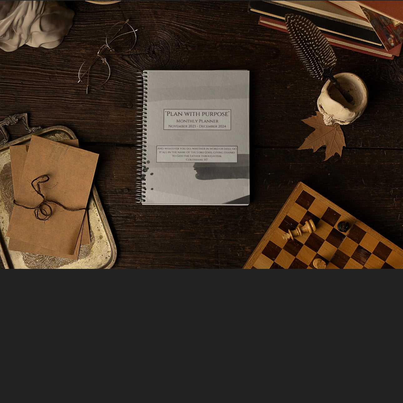 Plan with a Purpose Monthly Planner