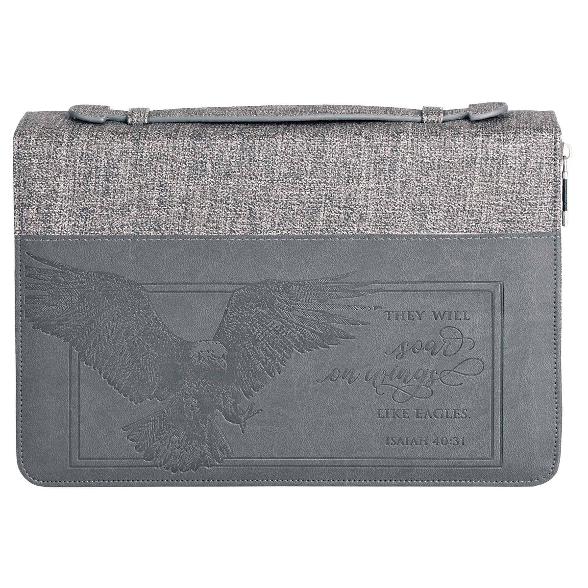 White Dove-Bible Cover They Will Soar On Wings XL