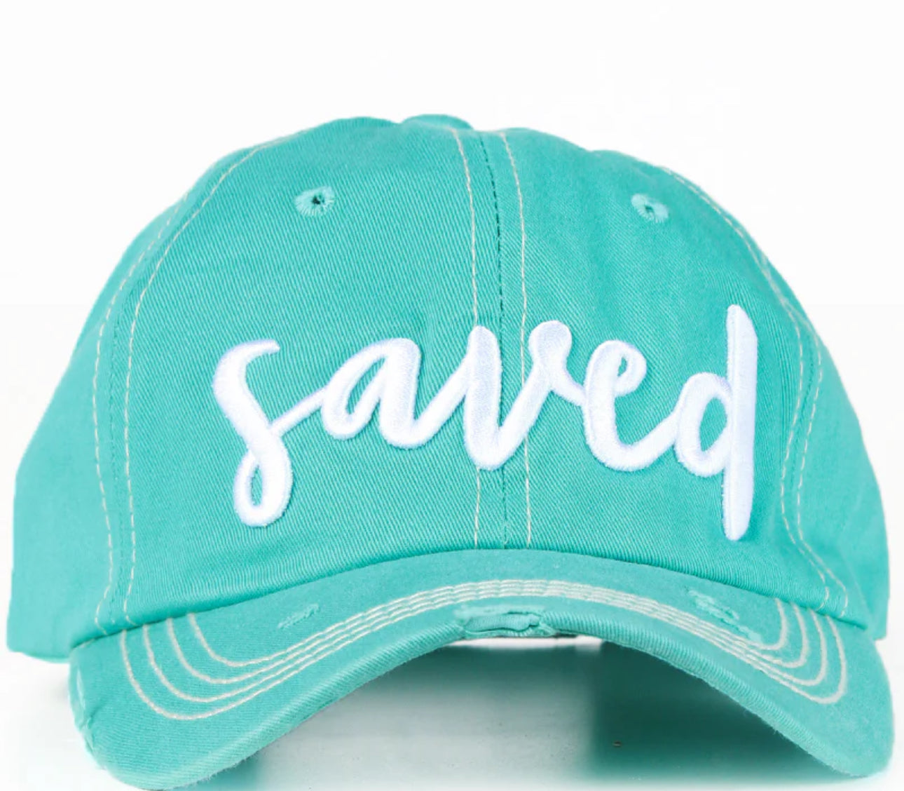 Embroidered ‘Saved’ Hat