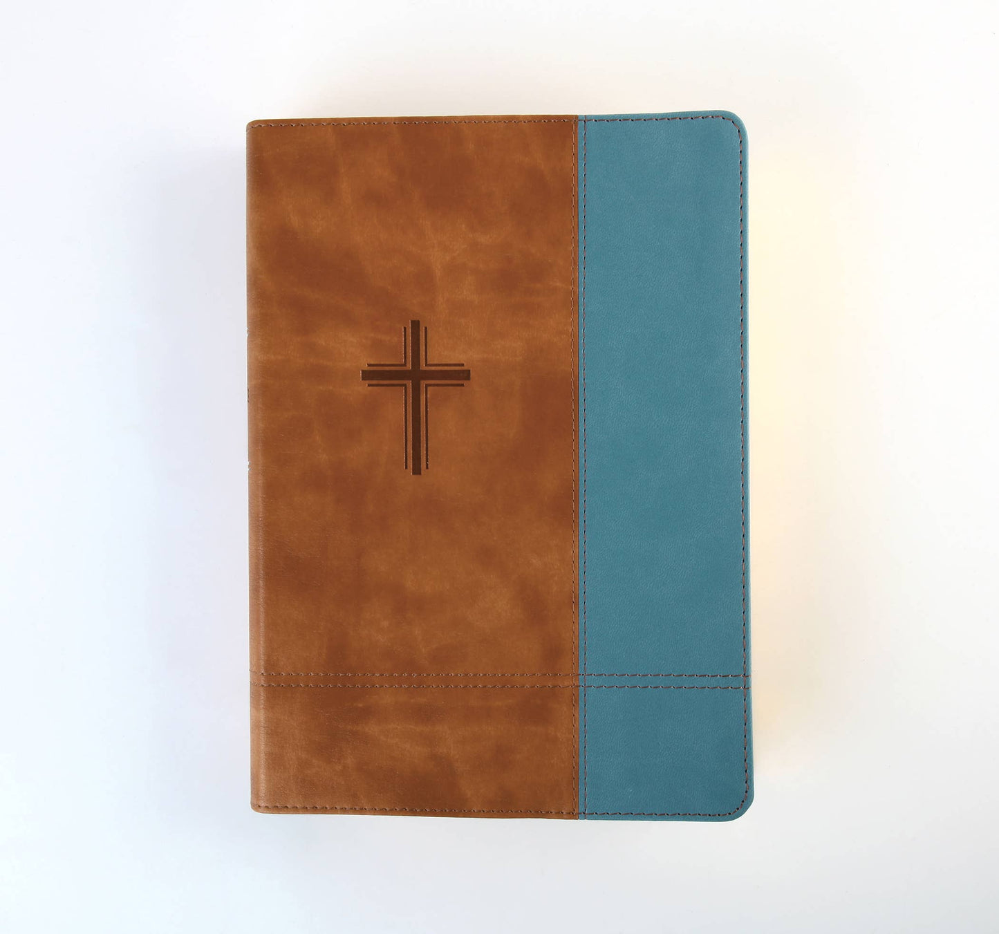 The Barbour Simplified KJV--Large Print [Rust & Stone Cross]