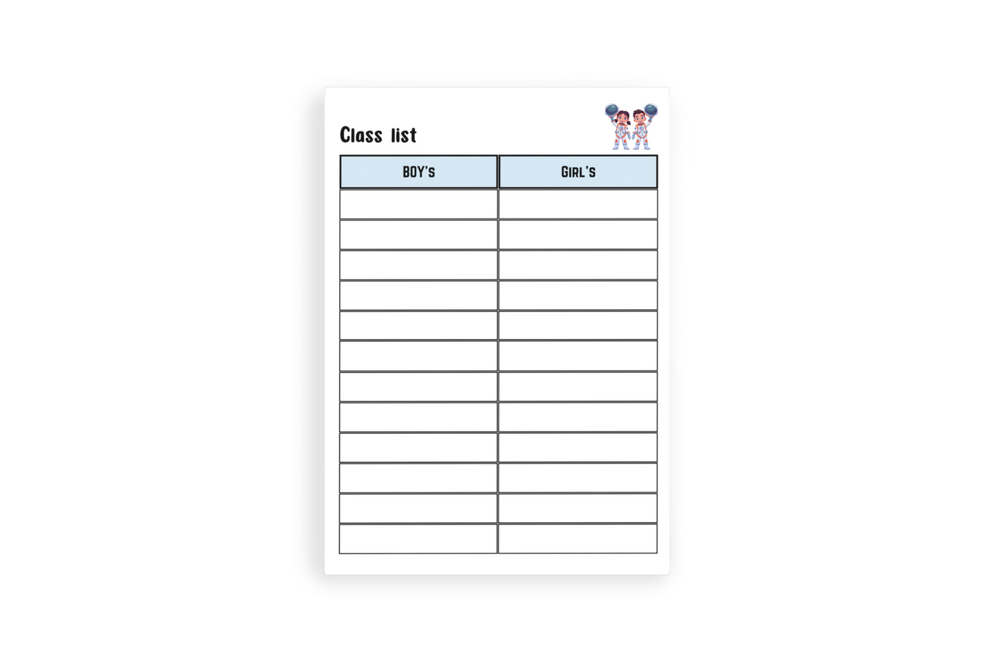Personalized Out of this World Planner for Teachers