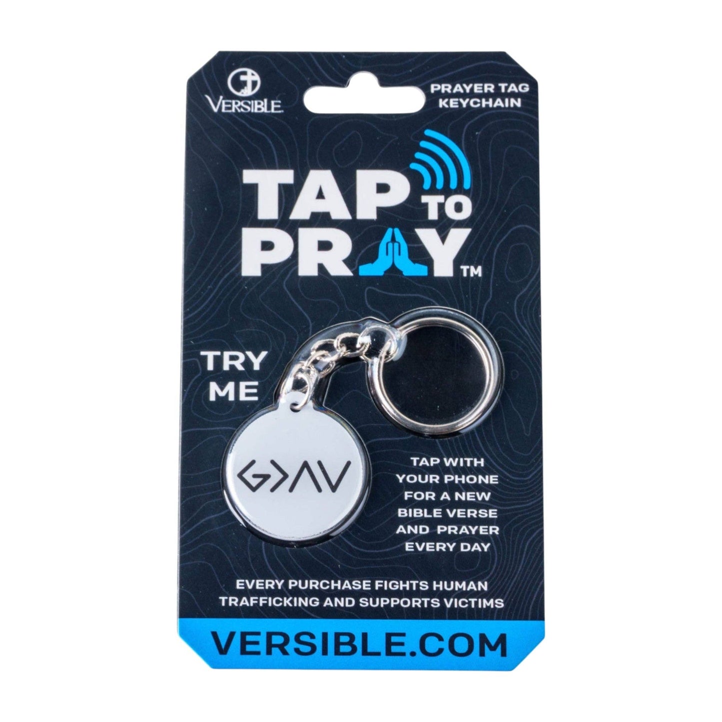 Tap To Pray® Acrylic Keychain