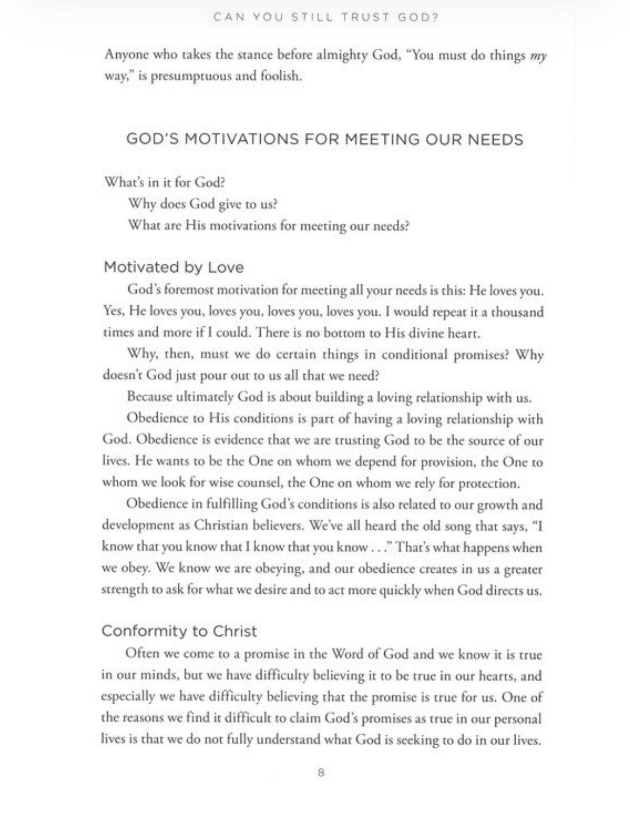 Can You Still Trust God?: What Happens When You Choose to Believe