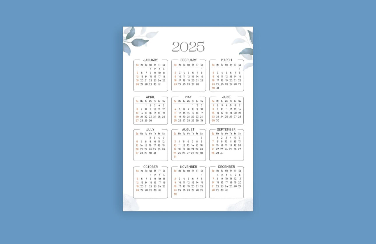 2025 Personalizable Yearly Planner, Monthly, Weekly  Planner for Gift for Mom Weekly Planner for Students Monthly Agenda Notebook for Dad