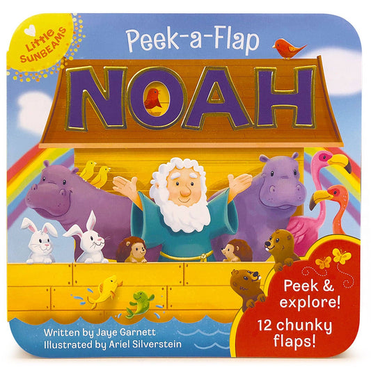 Peek-a-Flap Noah Interactive Novelty Religious Board Book