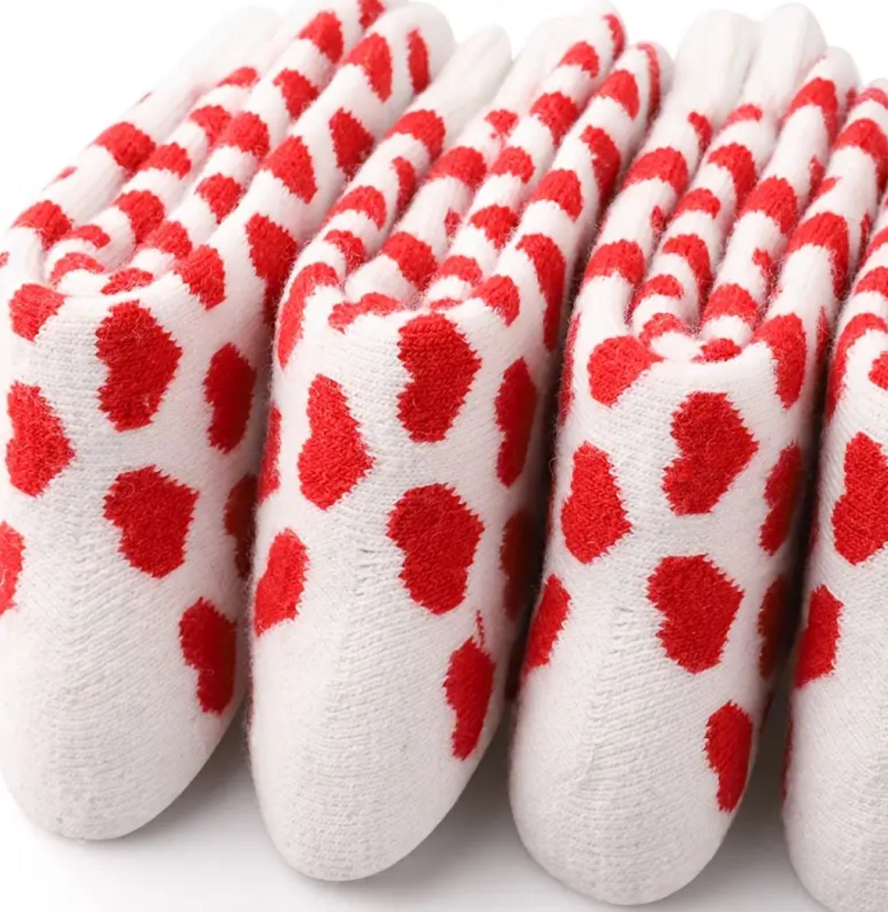 Socks with Heart - Soft Comfy andTrendy Socks One Size Fits Most