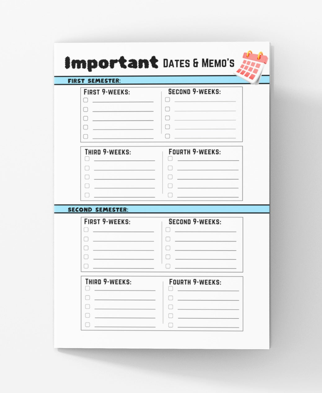 Personalized Under The Sea Planner for Teachers Plan Book for Education