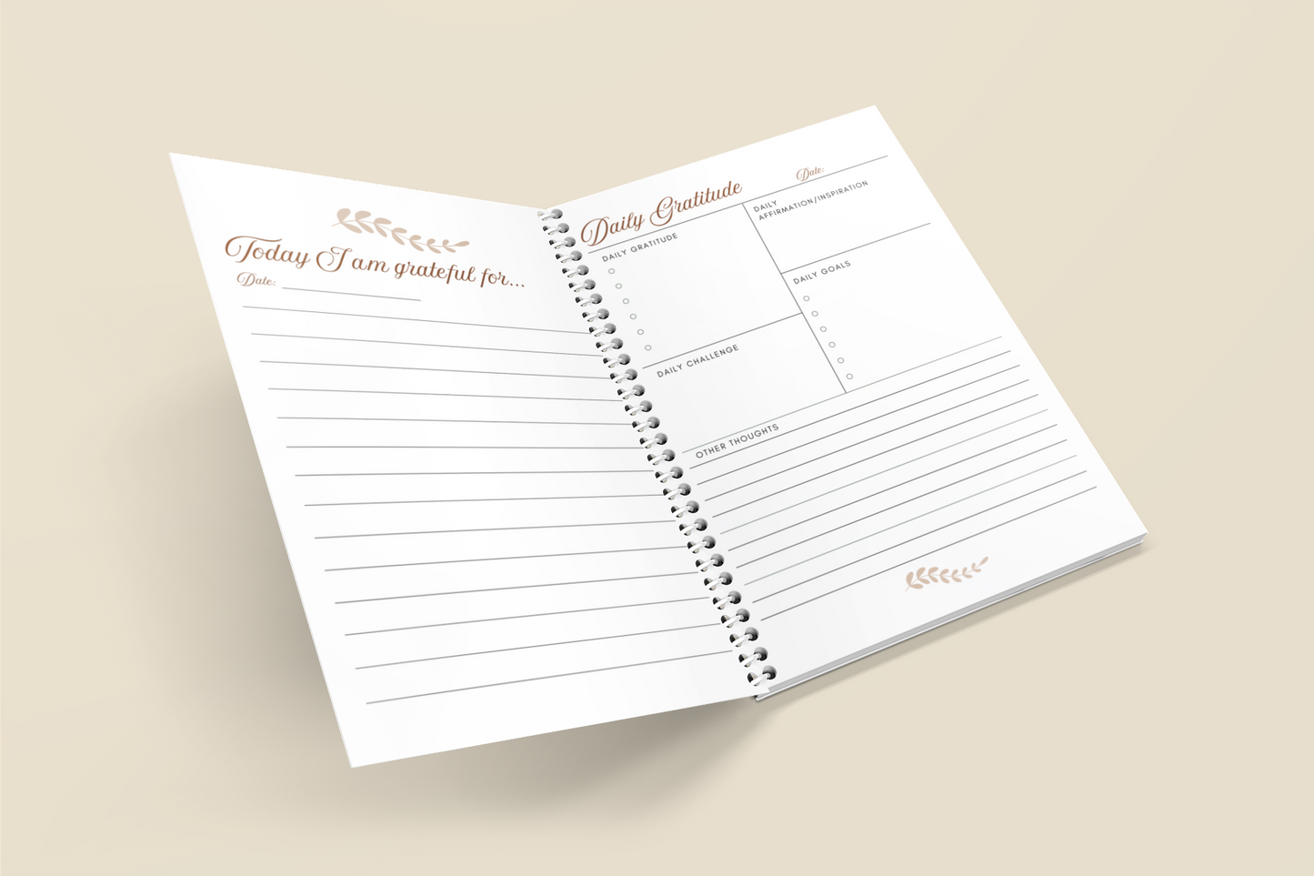 Gratitude Journal Gift Christian Spiral Notebook Gratitude Journal Faith Based Gift  Thankful Notebook For Her Daily Journal
