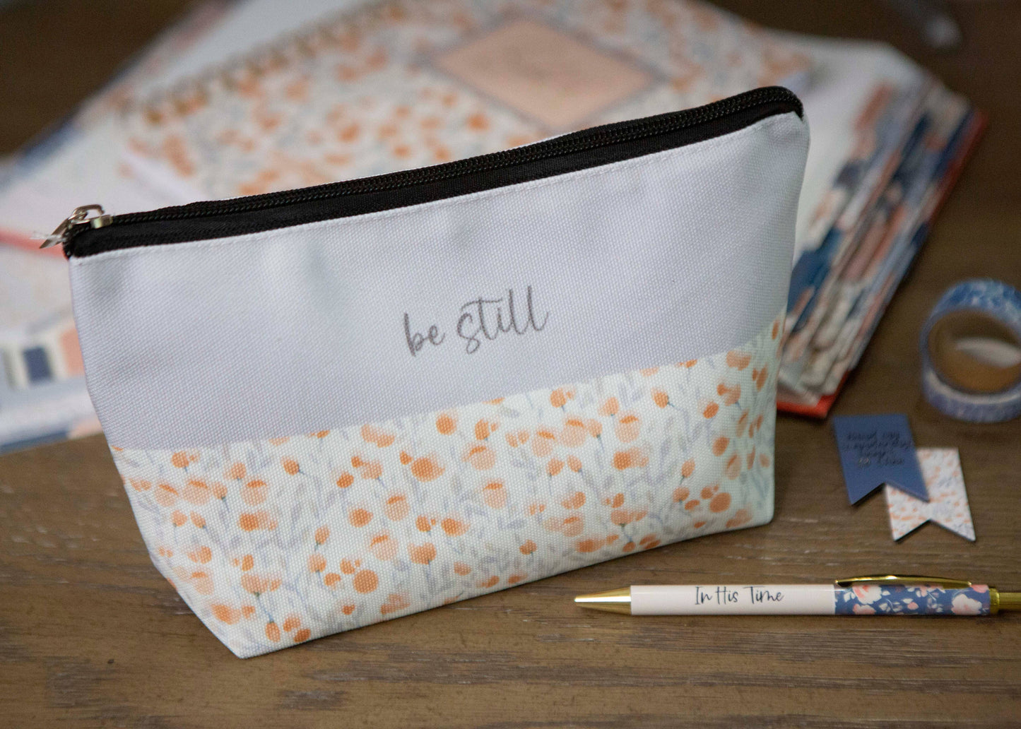 Be Still Bible Pencil Case | Bible Pencil Bag