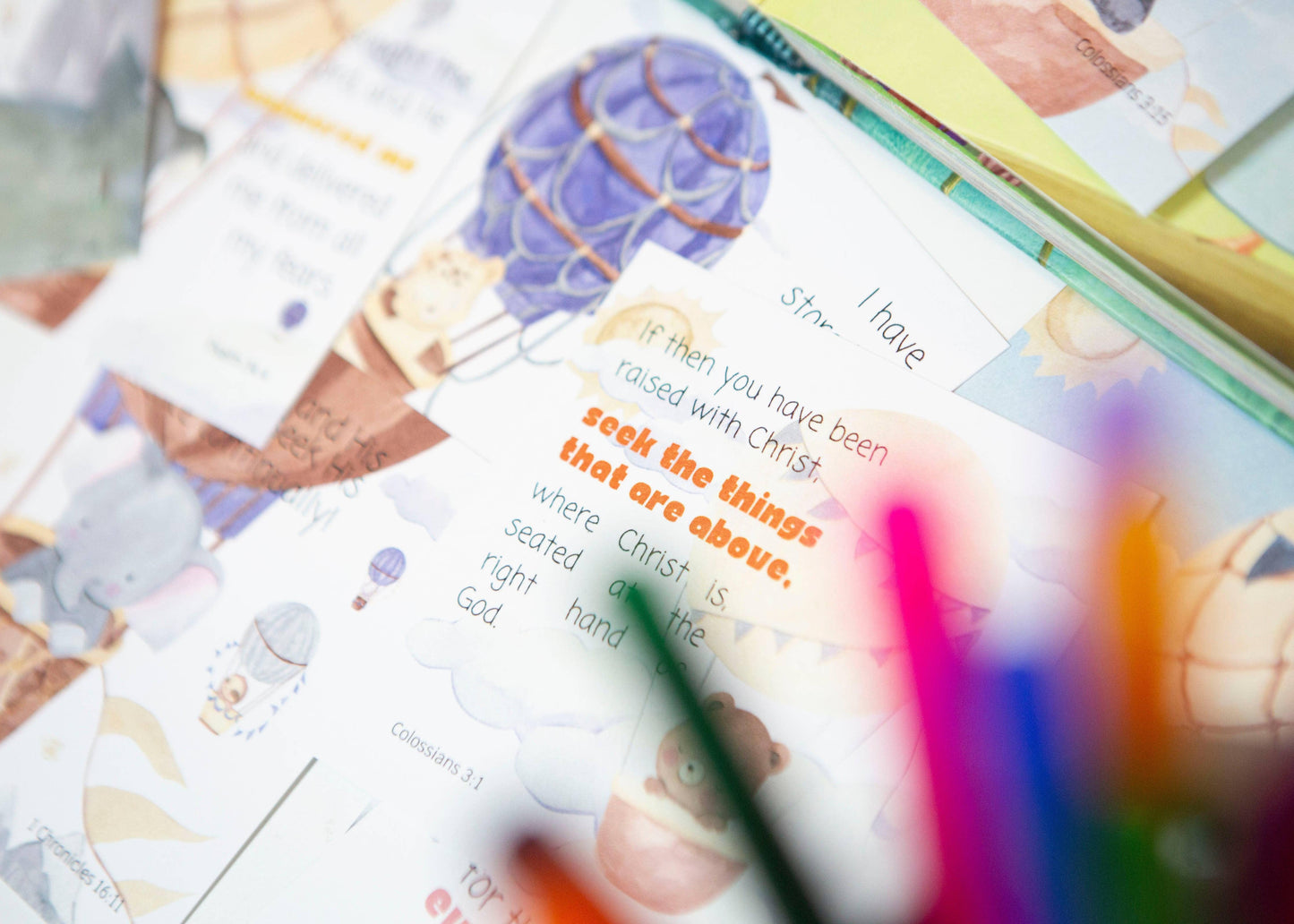 Things Above Kids Scripture Cards