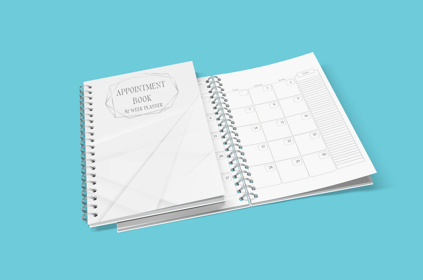 Personalizable 52 Week Appointment Planner