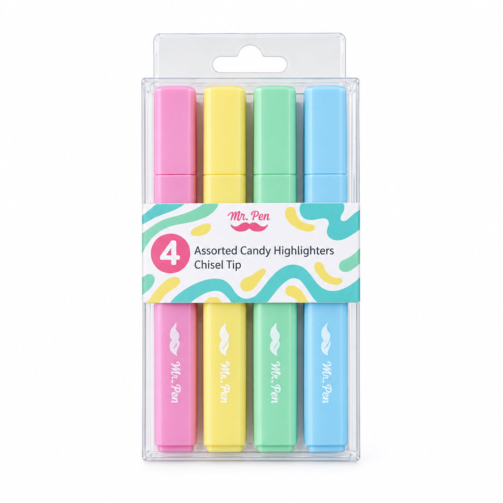 Chisel Tip Highlighters 4-Pack