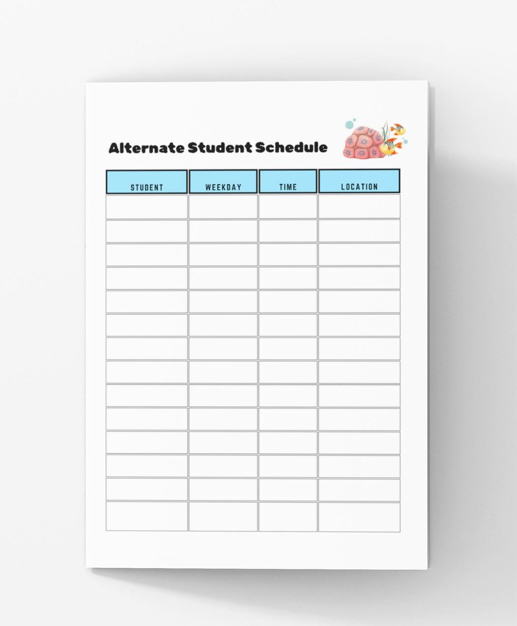 Personalized Under The Sea Planner for Teachers Plan Book for Education