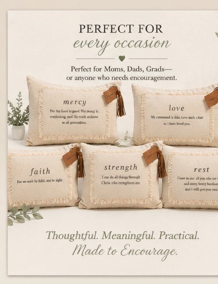 Travel Pillows - Bible Verses