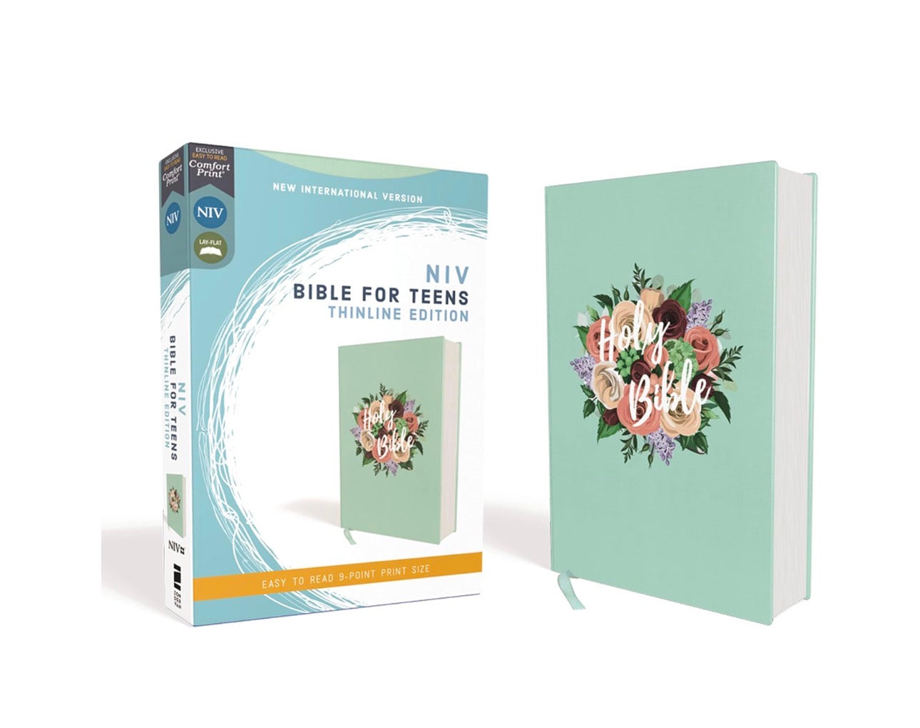 NIV Bible for Teens, Cloth over Board, Floral, Red Letter
