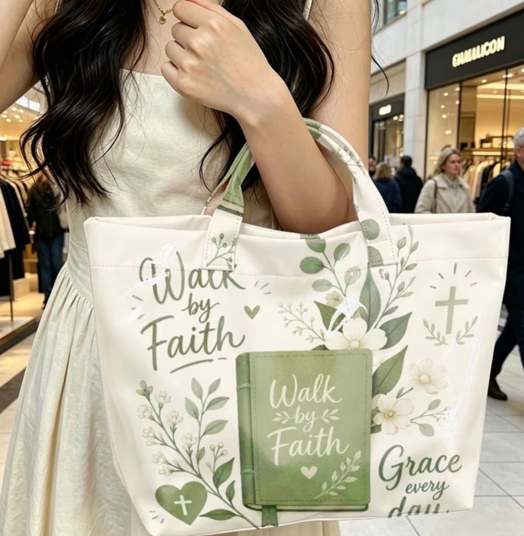 Bible Study Tote Bag/Handbag Large Capacity Ladies Handbag