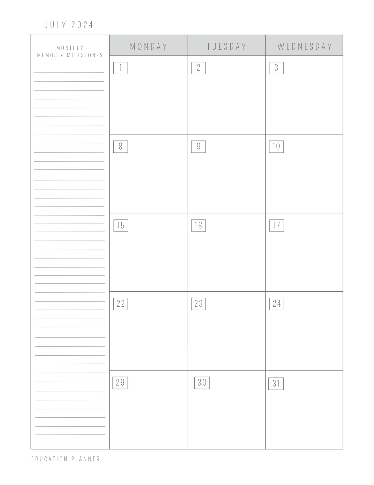 Teacher Planner