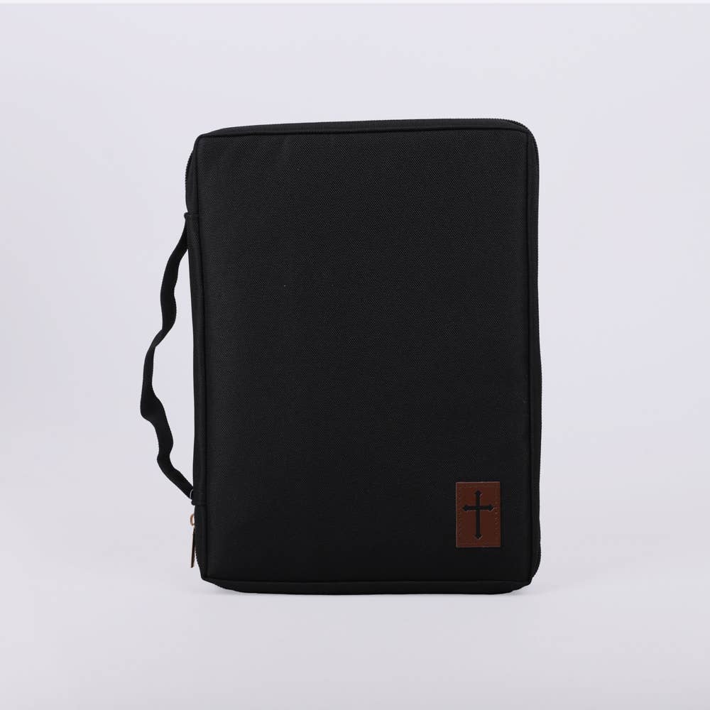 Bible Cover Canvas Cross Patch XL