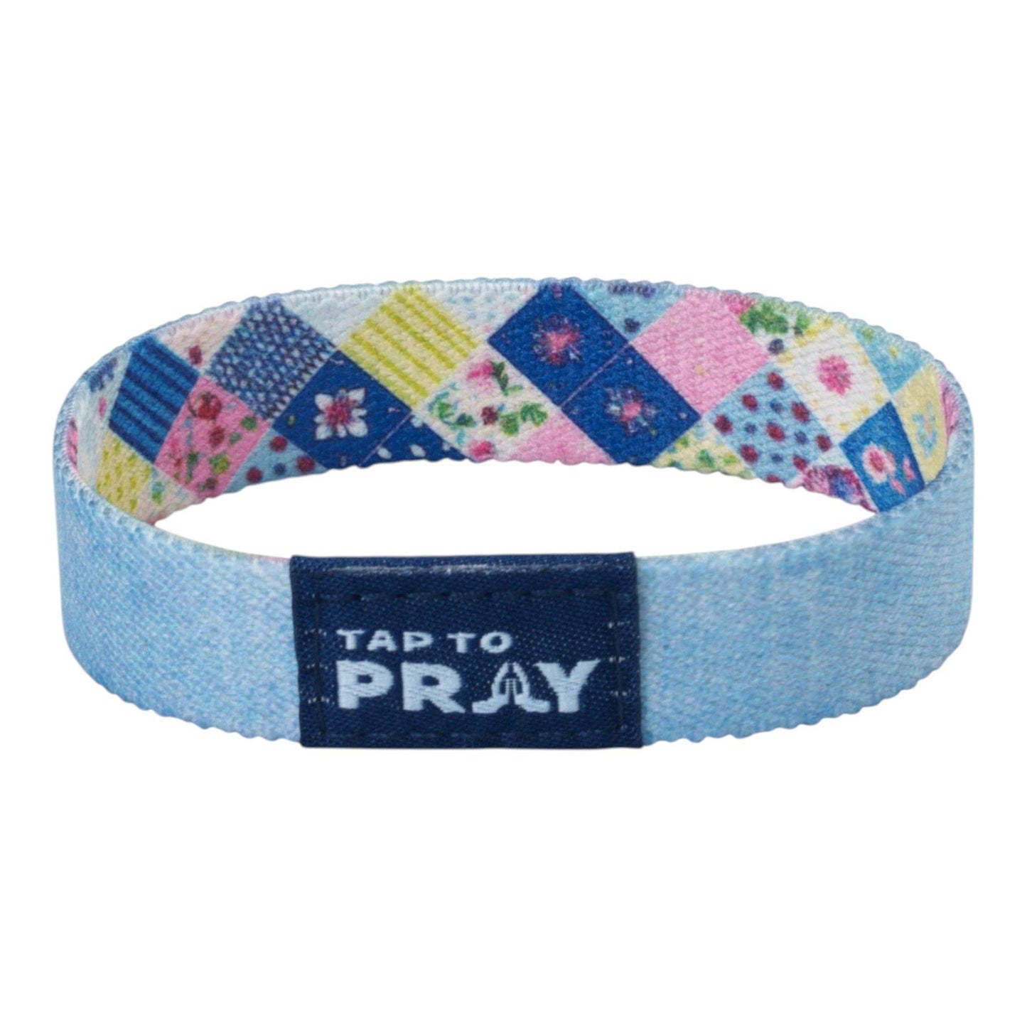 Tap To Pray® Wristband – Patchwork - Love Like Jesus