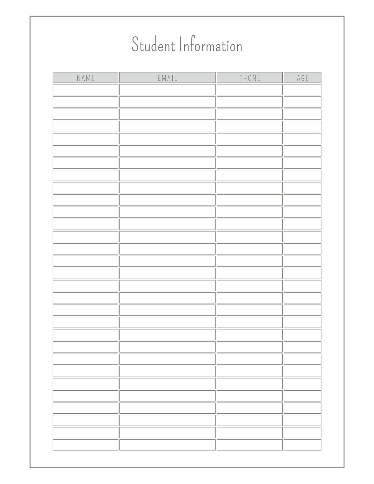 Teacher Planner