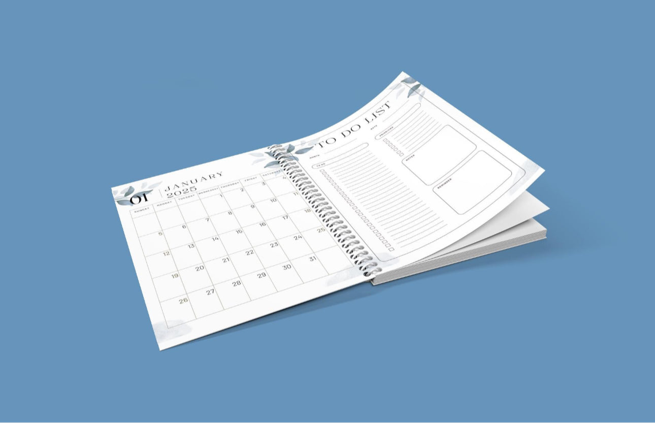 2025 Personalizable Yearly Planner, Monthly, Weekly  Planner for Gift for Mom Weekly Planner for Students Monthly Agenda Notebook for Dad