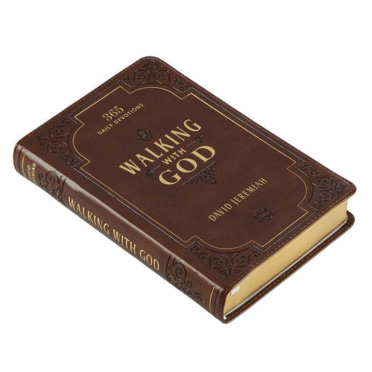Devotional Walking with God Faux Leather