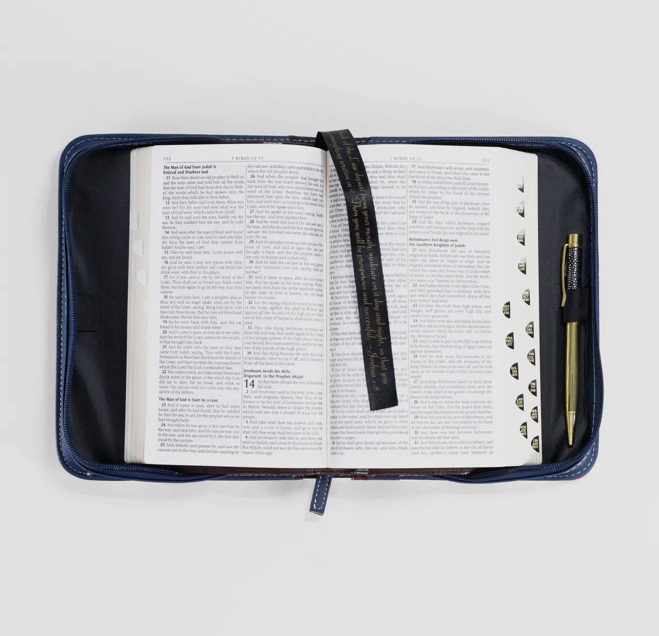 Large Bible Cover: US Flag Stand Firm