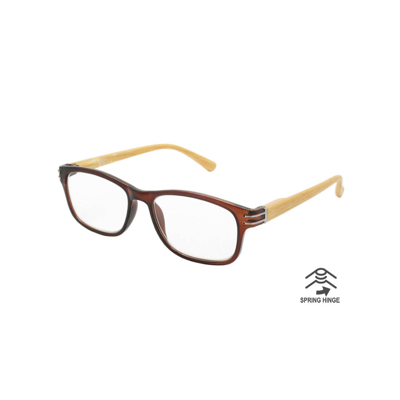 Reading Glasses Mens Womens Wood Tone