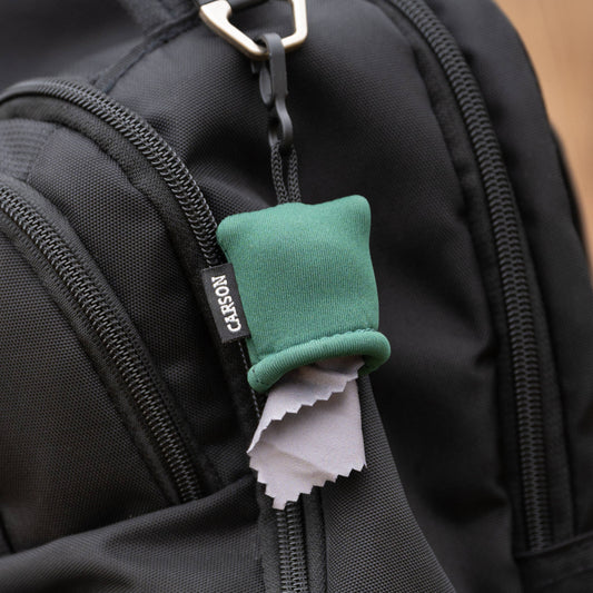 Stuff-It™ Mini Microfiber Lens Cleaning Cloth Pouch w/ Clip