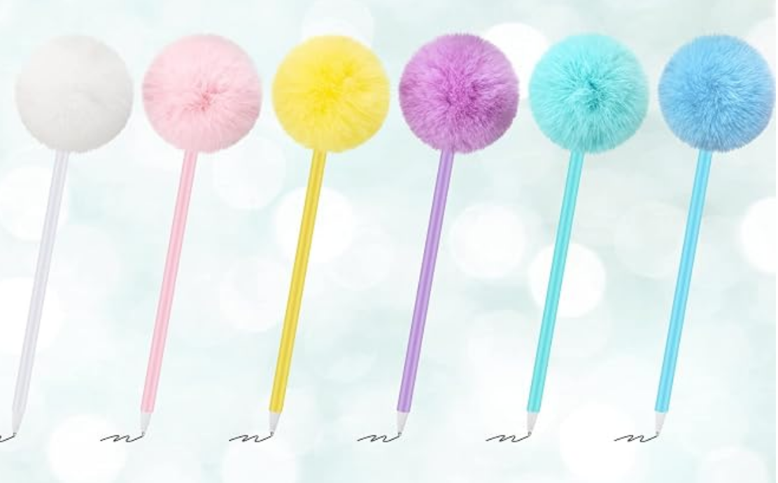 FLUFFY POMPOM PENS