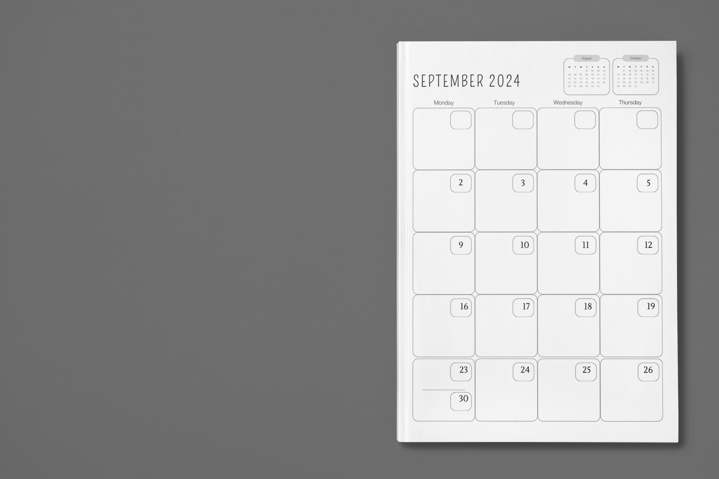 Personalizable 52 Week Appointment Planner