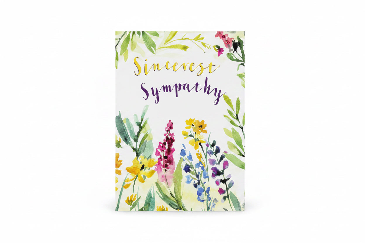 Single Card with envelope: Sincerest Sympathy