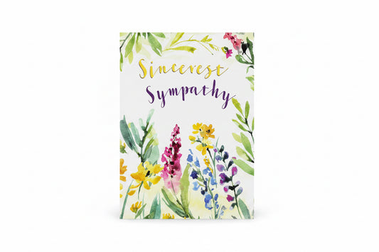 Single Card with envelope: Sincerest Sympathy