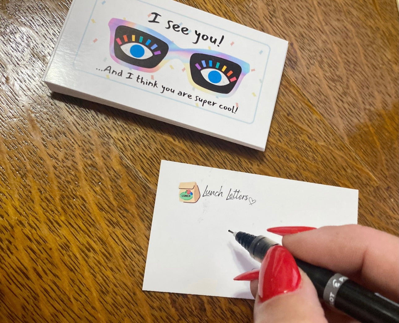 Lunch Letters Lunch Box Note Cards
