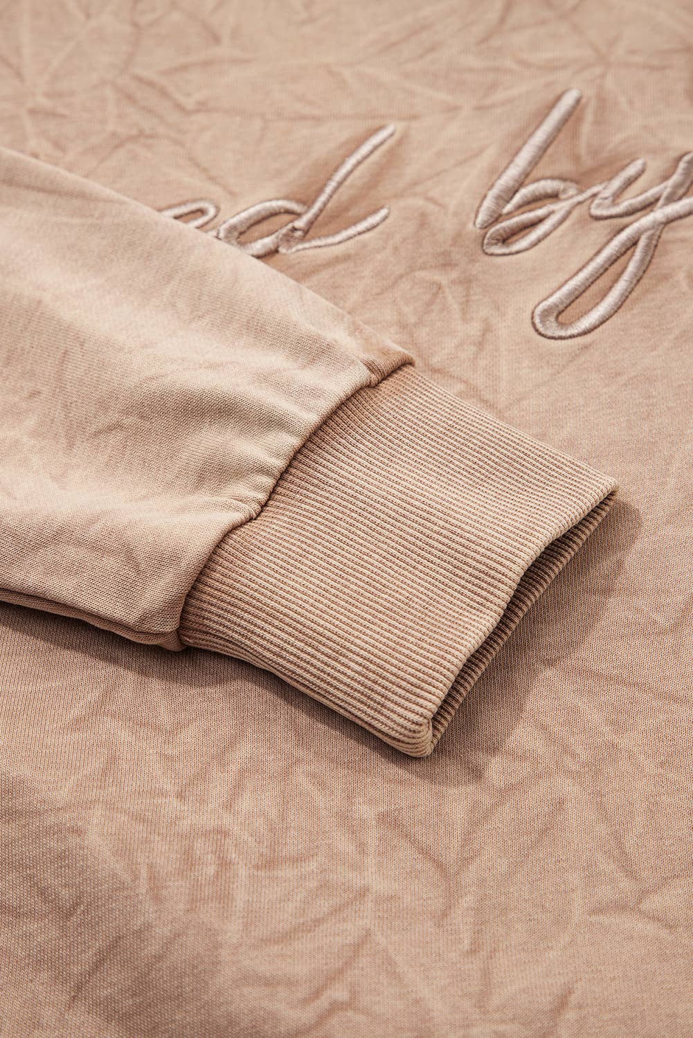 Saved by grace Embroidery Mineral Wash Sweatshirt | S-XL