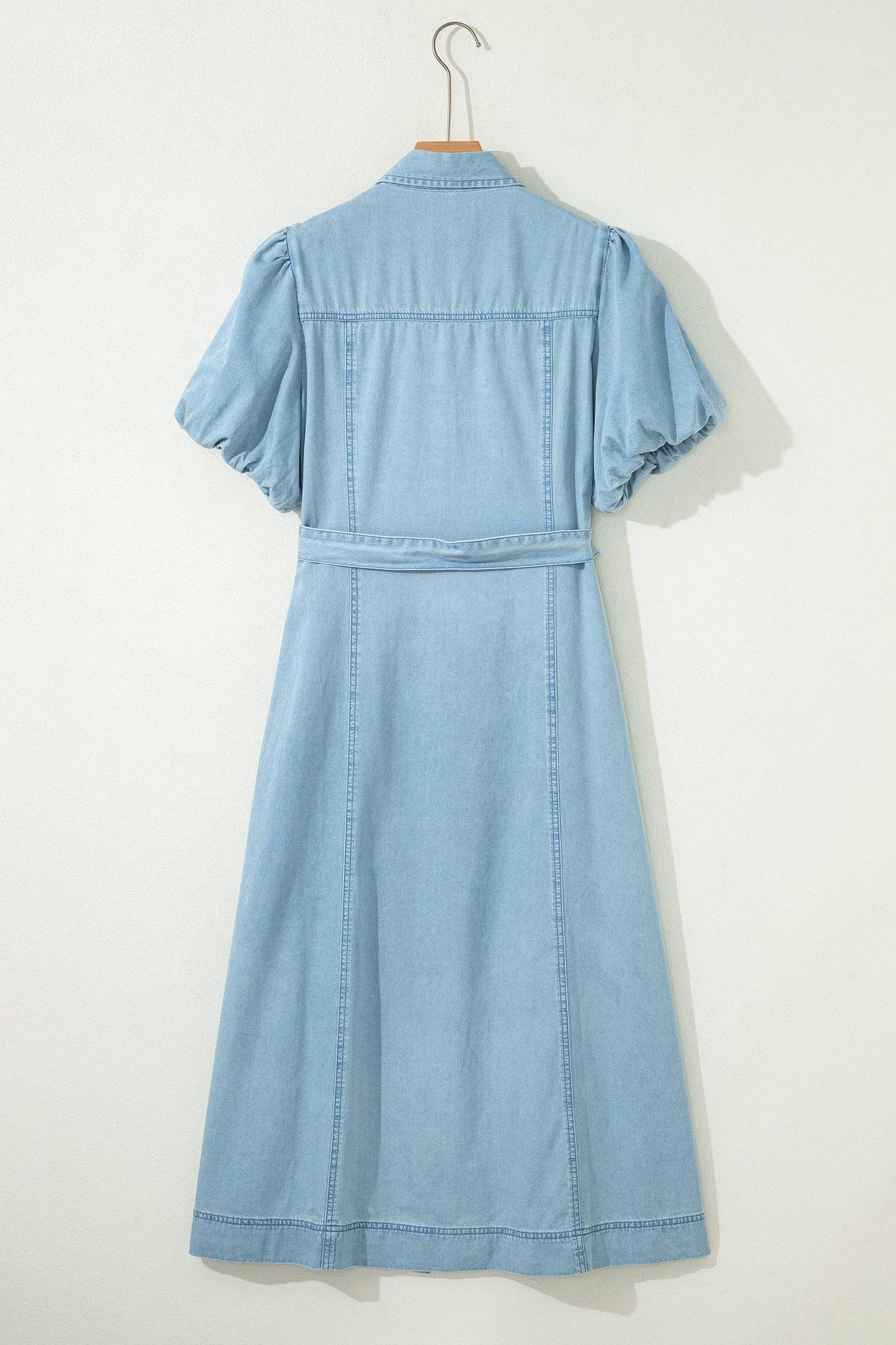 Shiloh Bubble Sleeve Long Dress
