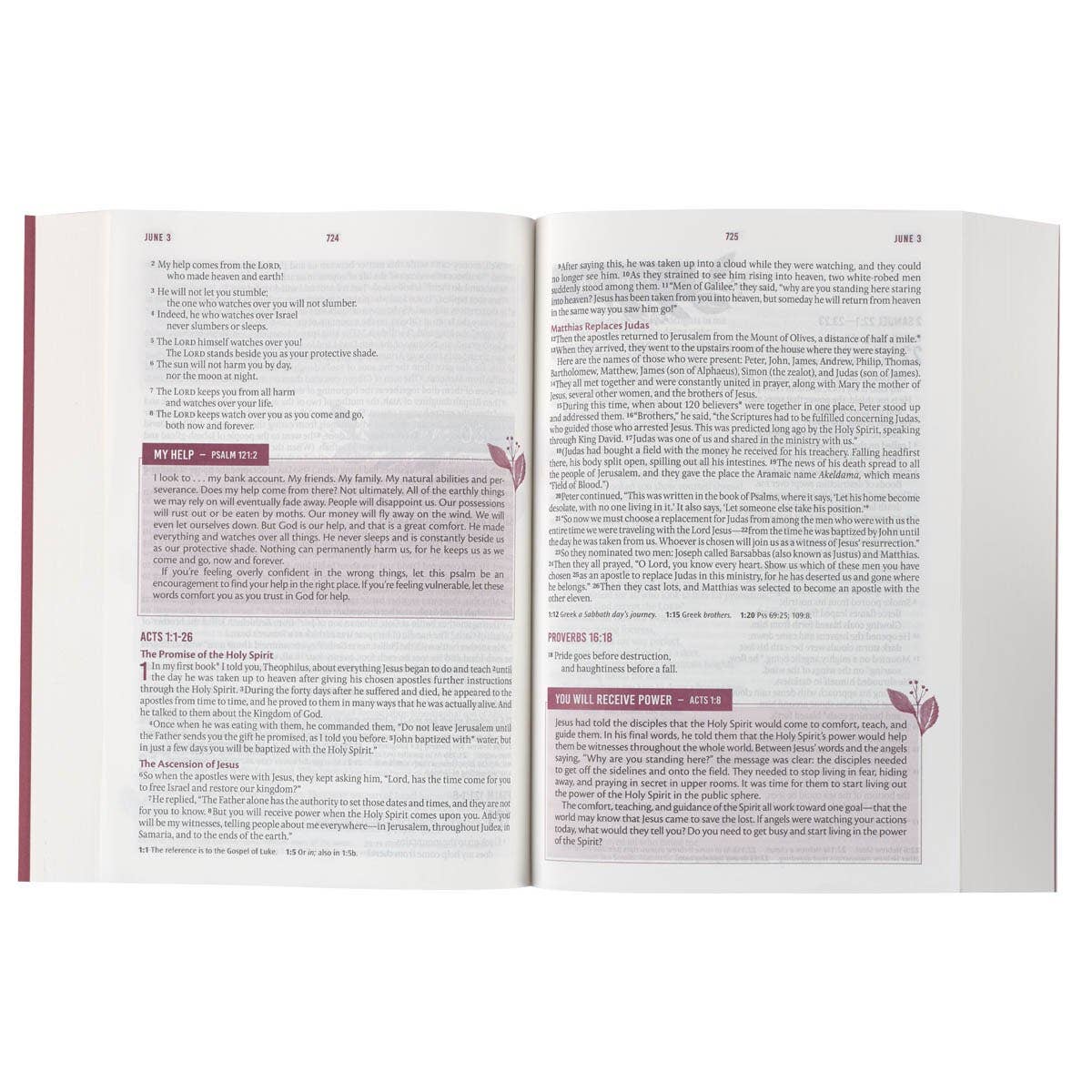 Devotional Bible NLT for Women Softcover, Floral