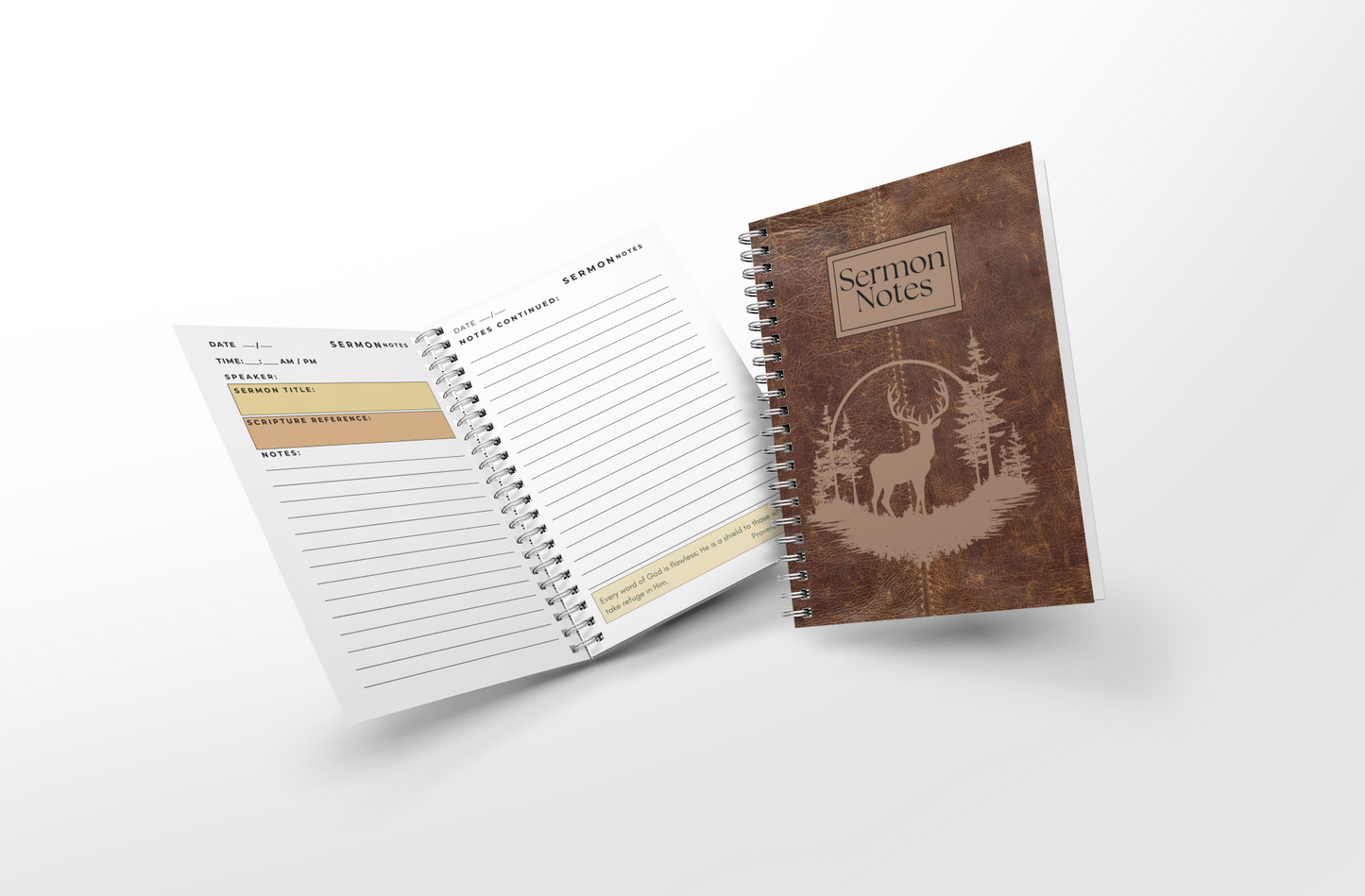 Sermon Notes Notebook