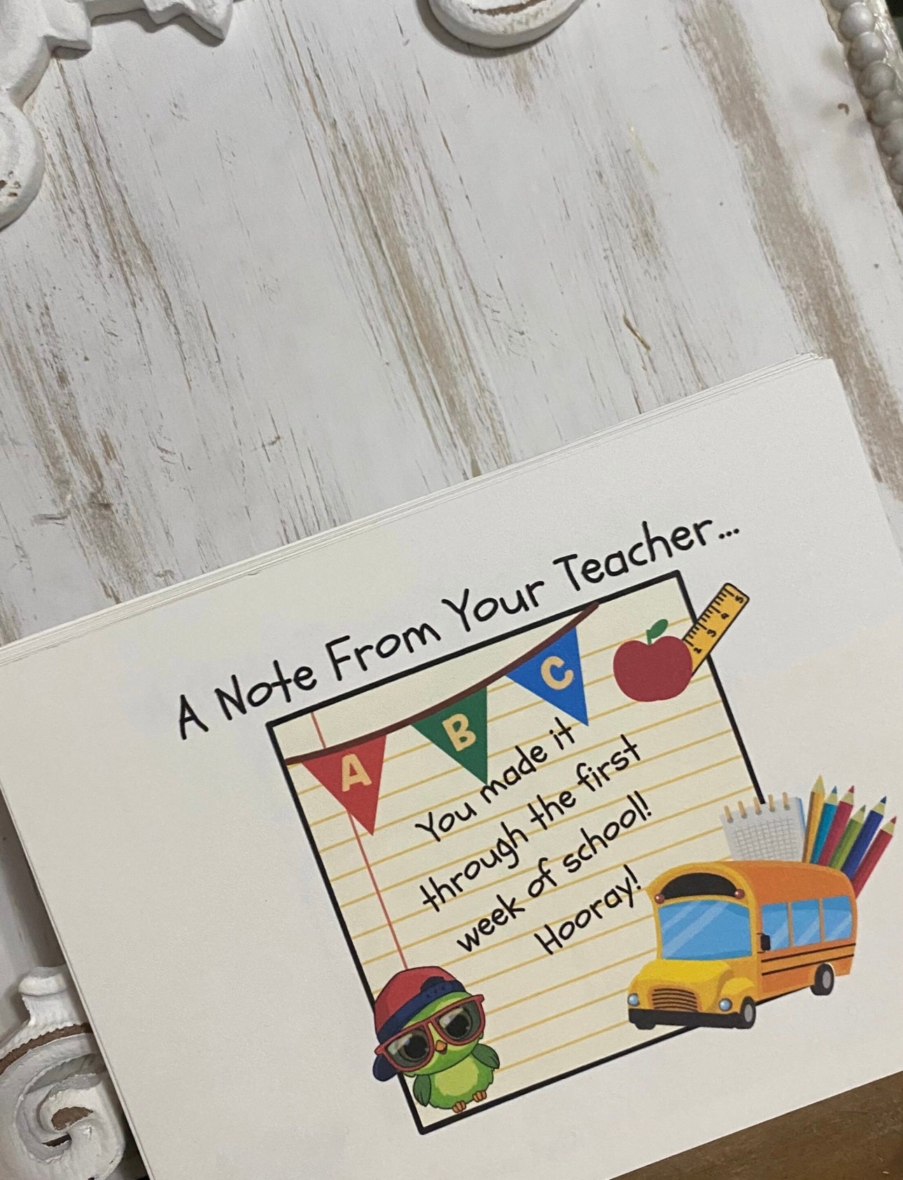 Personalizable Teacher Postcards