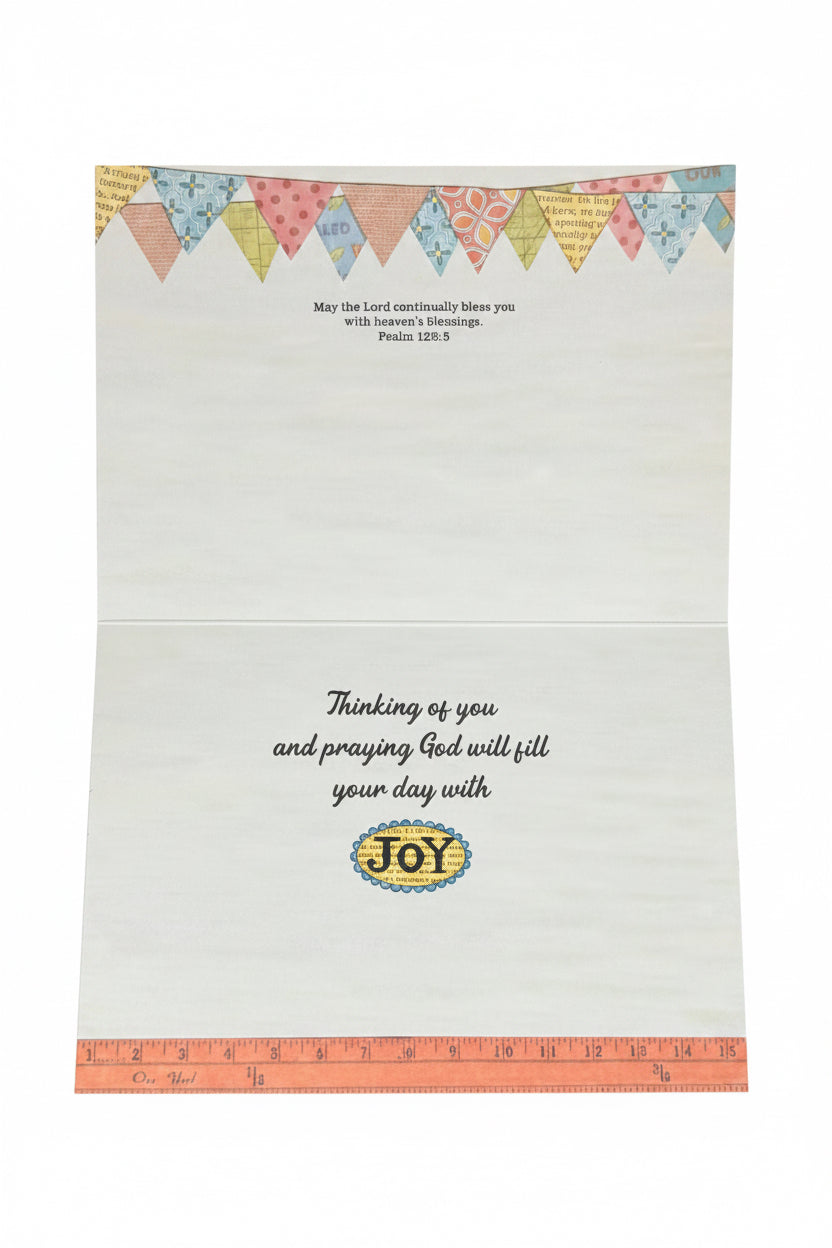 Single Card with envelope: Thinking of You: Find Joy in the Journey