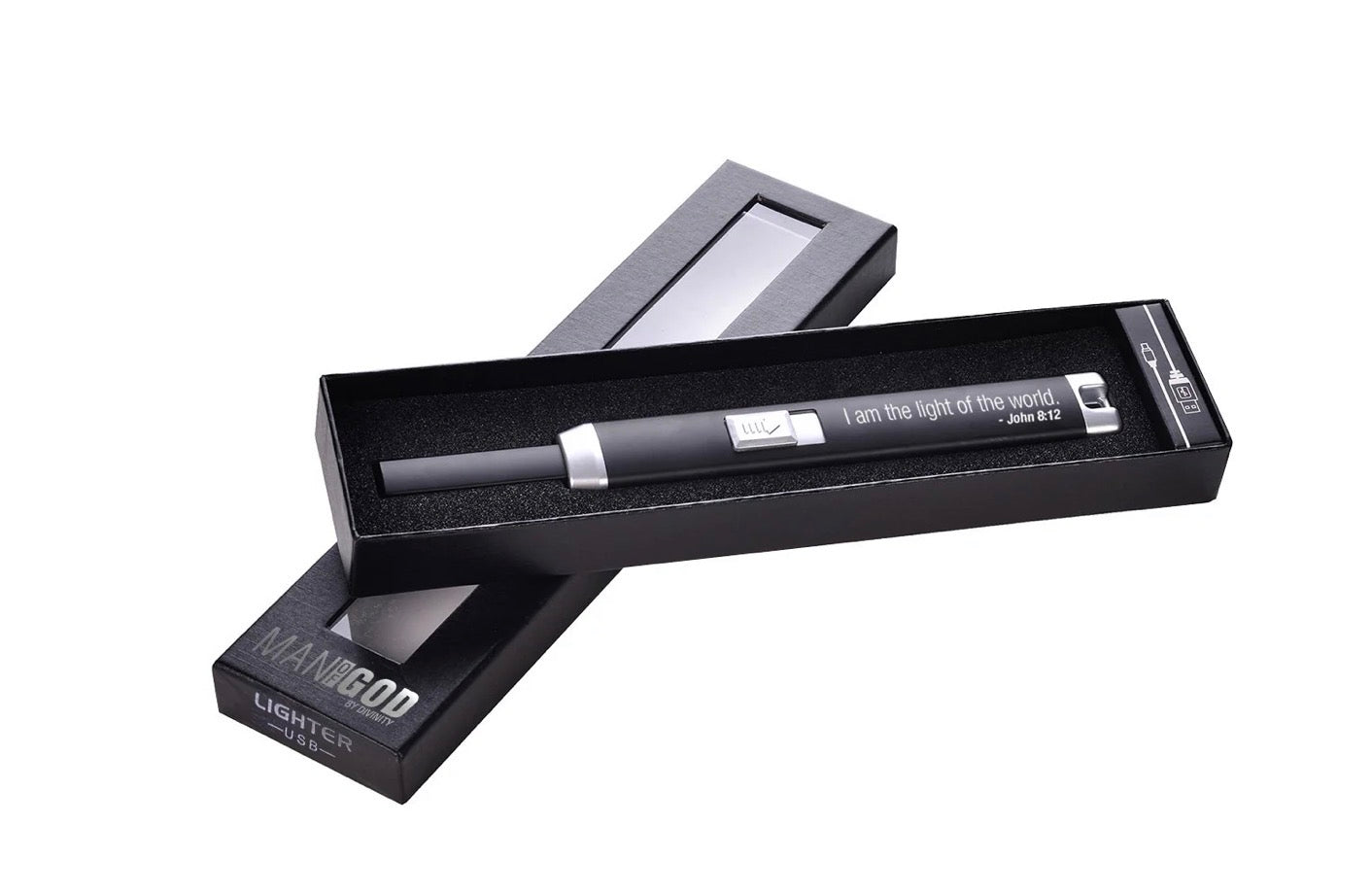 Man of God USB Rechargeable Arc Lighter