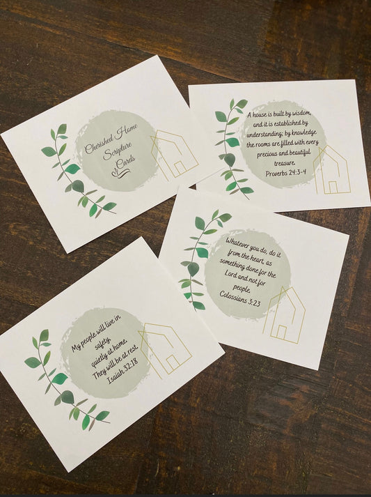 Cherished Home Scripture Cards