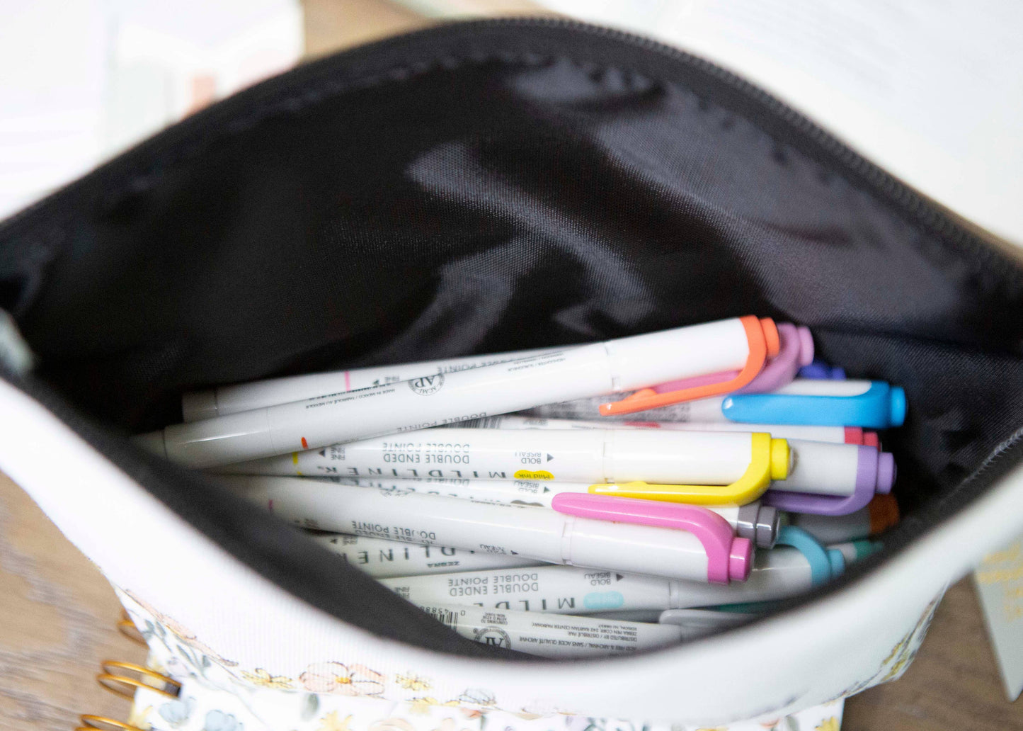 Consider the Wildflowers Pencil Pouch| Bible Study Pencil Bag