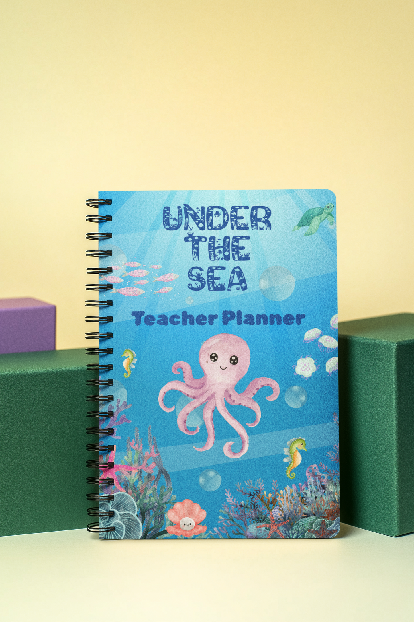Personalized Under The Sea Planner for Teachers Plan Book for Education