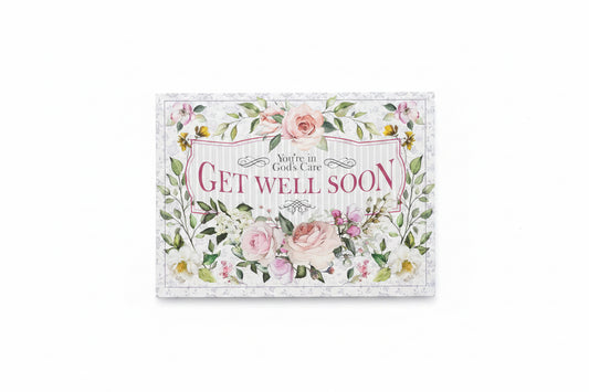 Single Card with envelope: Get Well Soon