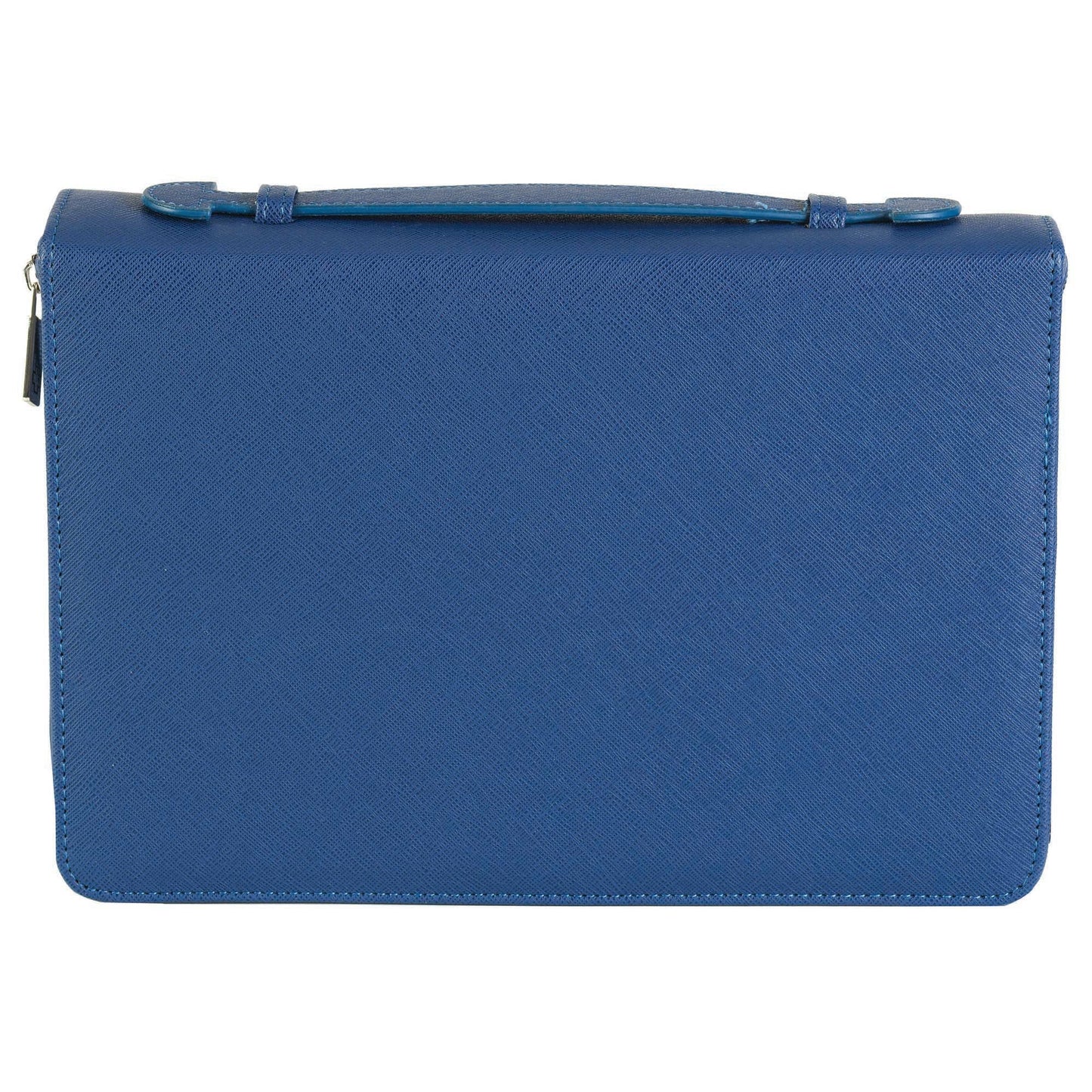 White Dove Bible Cover It is well Blue XL