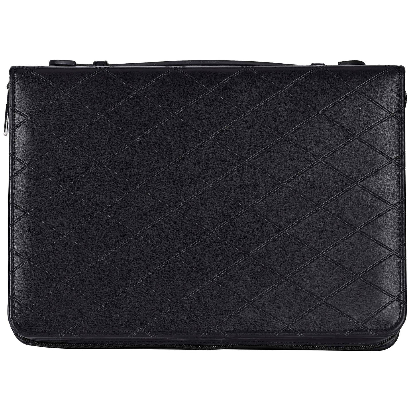 White Dove Bible Case Quilted Amazing Love Black Large