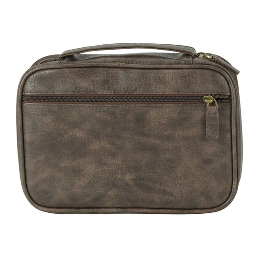 White Dove-ANTIQUE BROWN PU X-LARGE