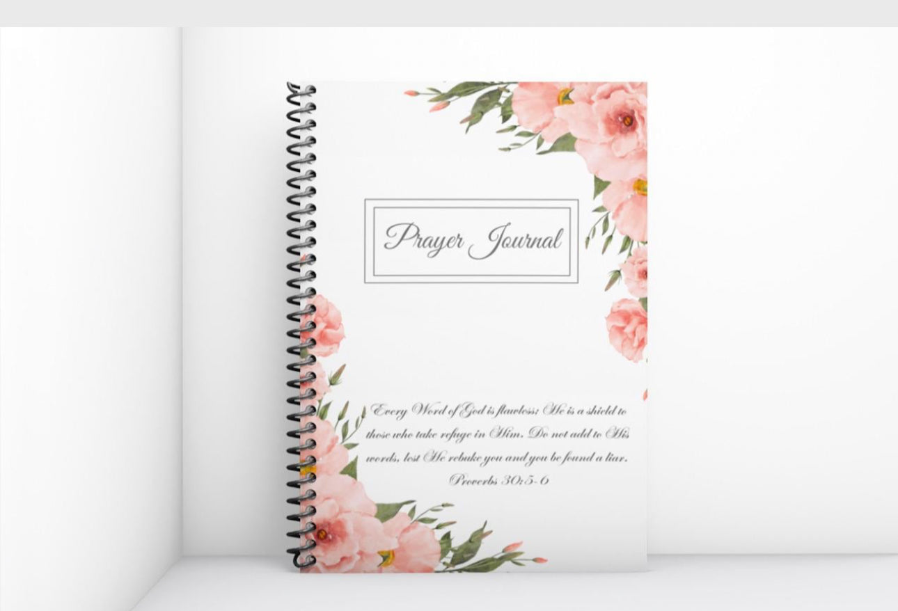 Journal Personalized Prayer Book Gift Christian Spiral Notebook Gratitude Journal Faith Based Gift Scripture Journal Prayer Notebook For Her