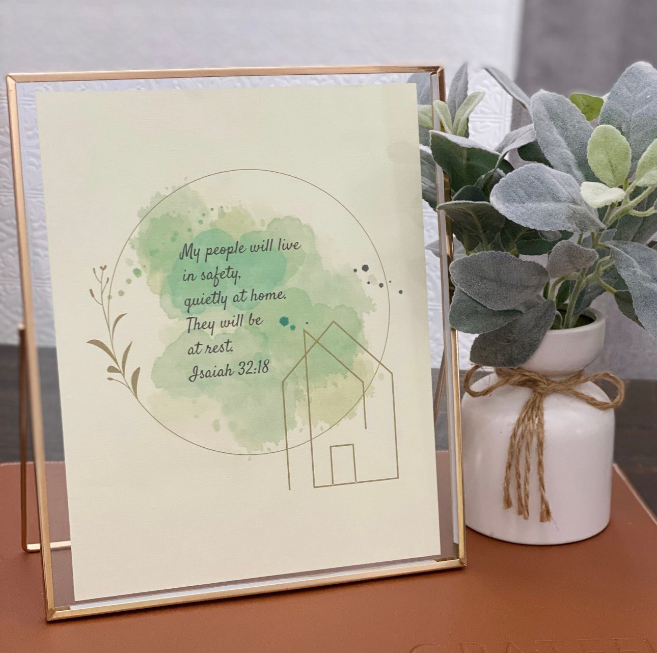 Cherished Home 8 x 10 Wall/Table Art